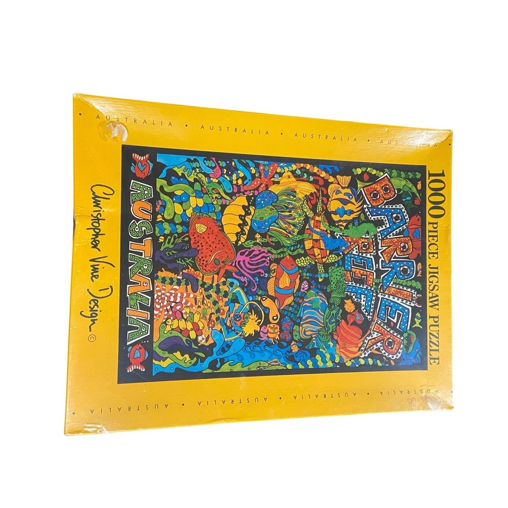 Christopher Vine Design Barrier Reef Australia 1000 Piece Jigsaw Puzzle Sealed